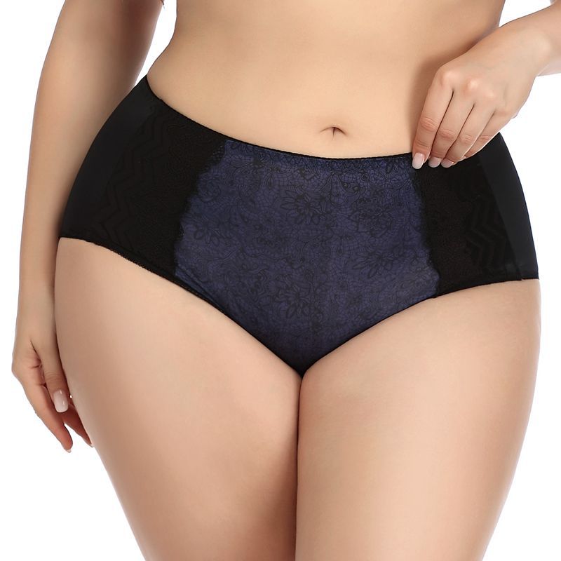 Fancy Flower Print Brief Panty