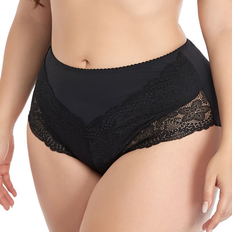 Lower Flowery Lace Coverage Boyshort Panty