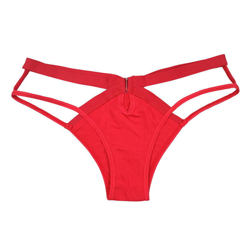 Red With Thread Undies Comfy Tanga Panty Underwear