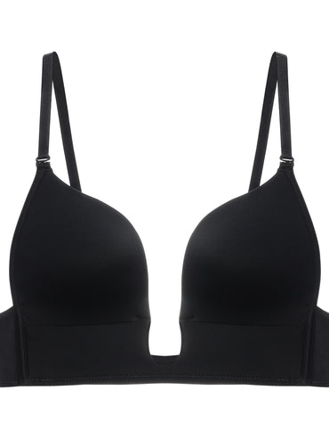 Soft Comfort M-Shaped Pushup Bra Set With Support