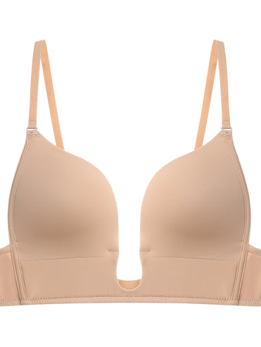 Soft Comfort M-Shaped Pushup Bra Set With Support