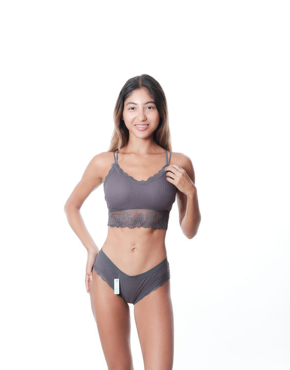 Sexy and Comfy Matching Bralette and Panty Set